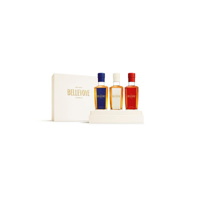 Coffret Découverte Whisky de France Bellevoye Tricolore 3*20cl